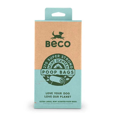 Beco Super Strong Peppermint Scented Poop Bags 120pack-Your PetPA