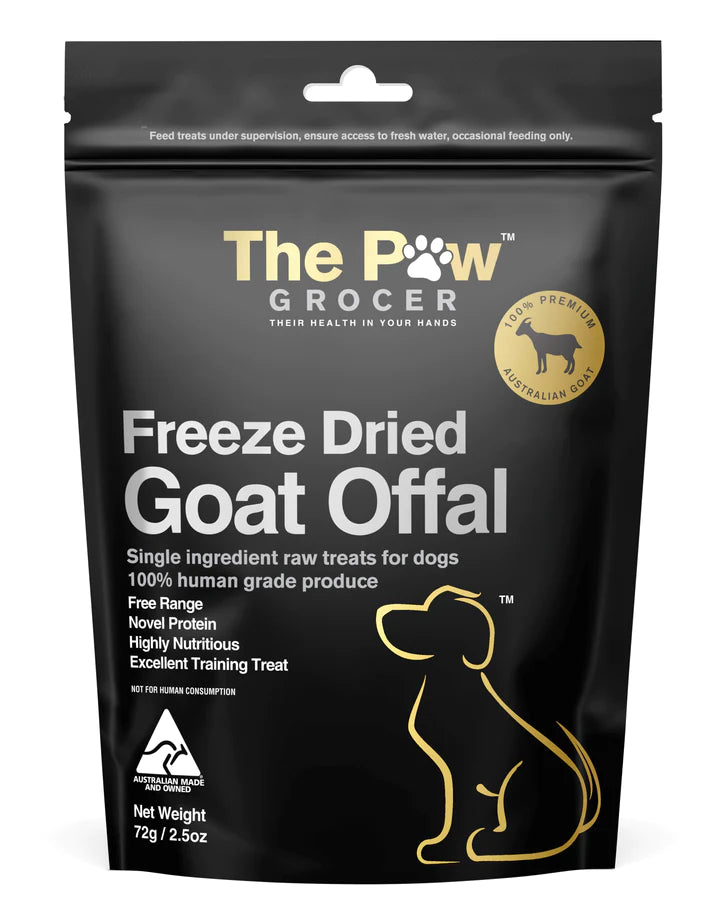 The Paw Grocer Freeze Dried Goat Offal 72g