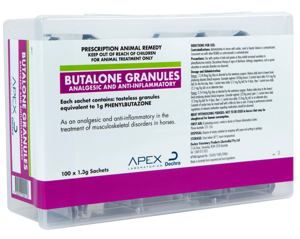 Butalone (Phenylbutazone) Sachets 1g (100 Pack)