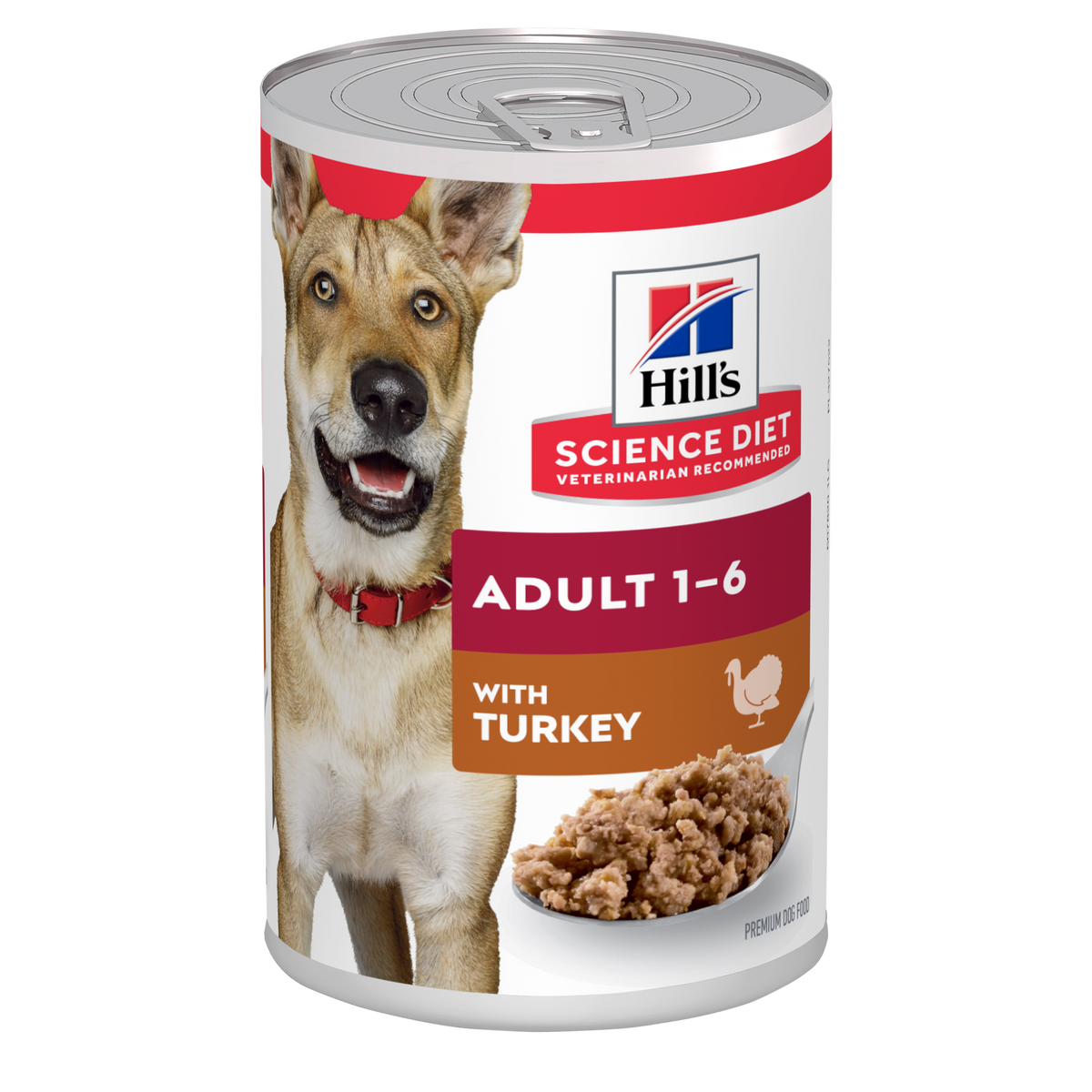 Hill's Science Diet Adult Dog Turkey Wet Food 370g X 12 Cans