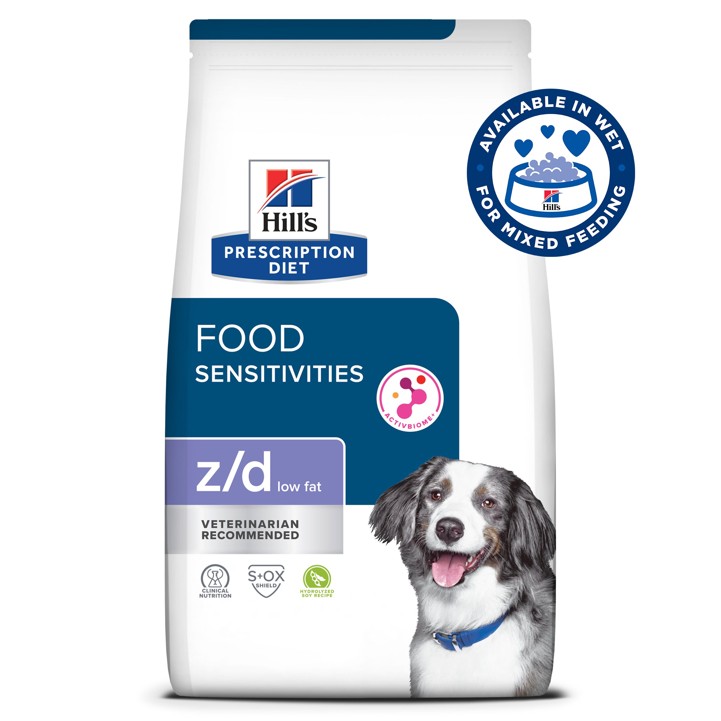 Hill's Prescription Diet Z/D LOW FAT Skin/Food Sensitivities Dog Dry F