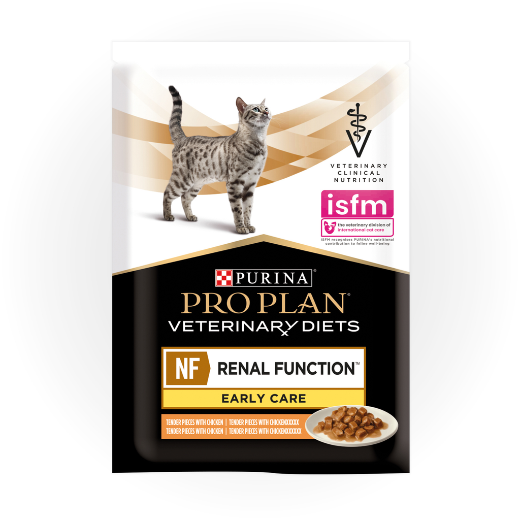 Pro Plan Veterinary Diets NF Kidney Function Early Care Feline 10 x 85g Pouch- Your PetPA