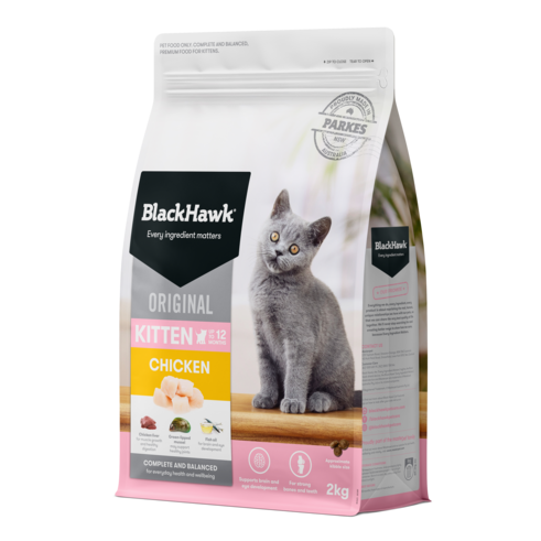 Black Hawk Chicken and Rice Kitten Dry Food Your Pet PA