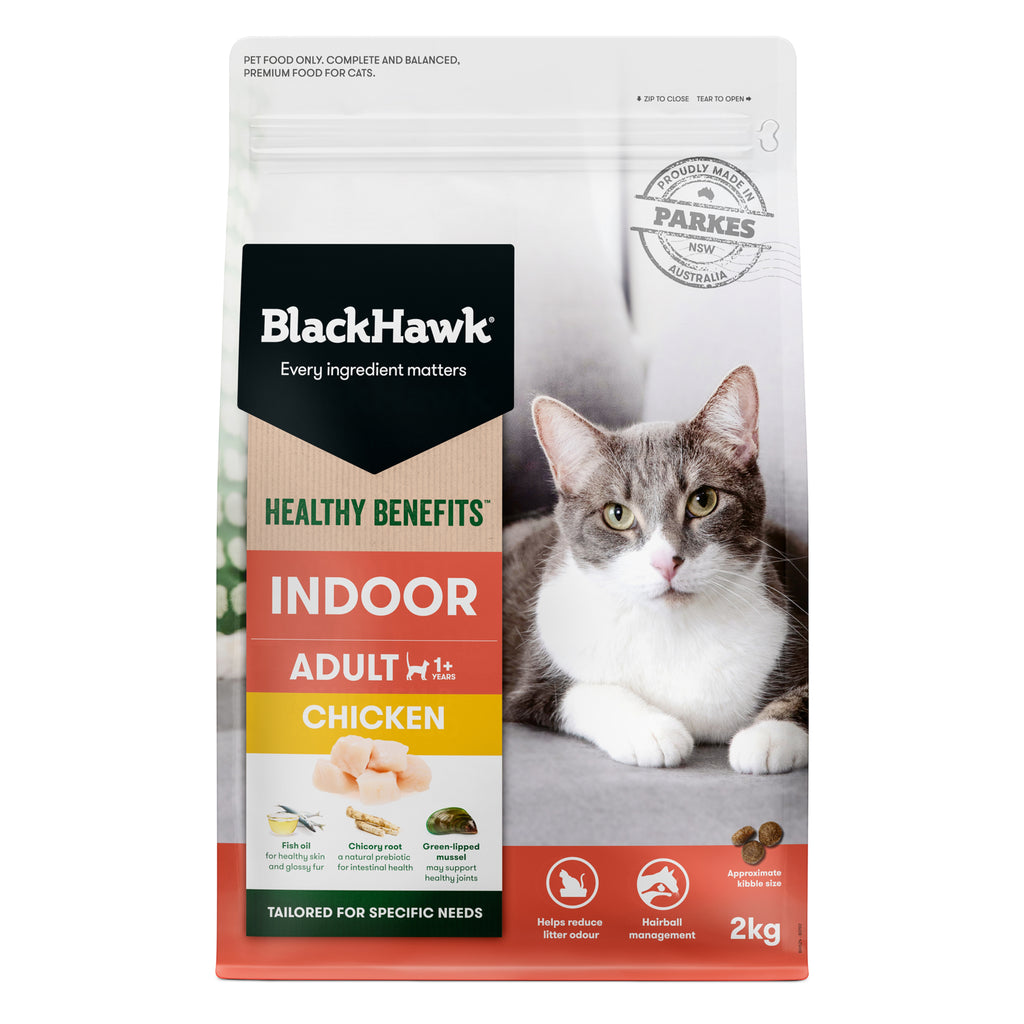 Black Hawk Healthy Benefits Indoor Adult Dry Cat Food- PetPA