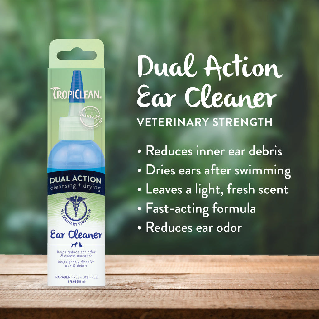 TropiClean Dual Action Ear Cleaner - PetPA