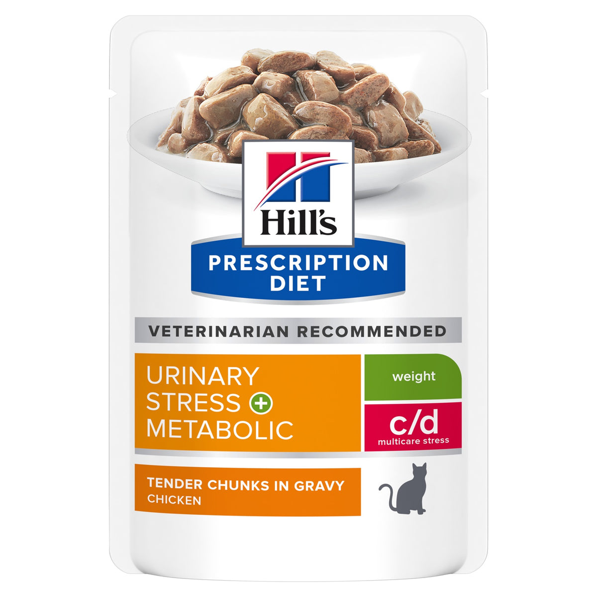 Hill's Prescription Diet C/D Stress Urinary   Metabolic Cat Wet Food C