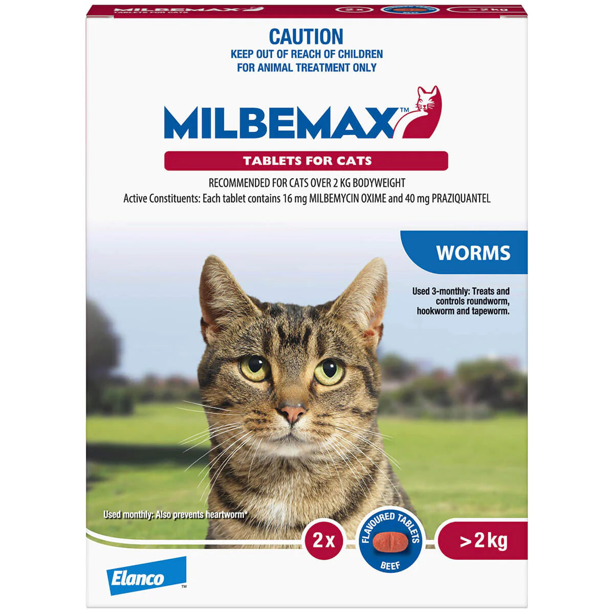 Milbemax For Cats Over 2kg Your Pet PA
