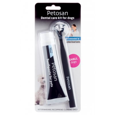 Petosan Toothpaste Small Brush Kit Dogs And Cats