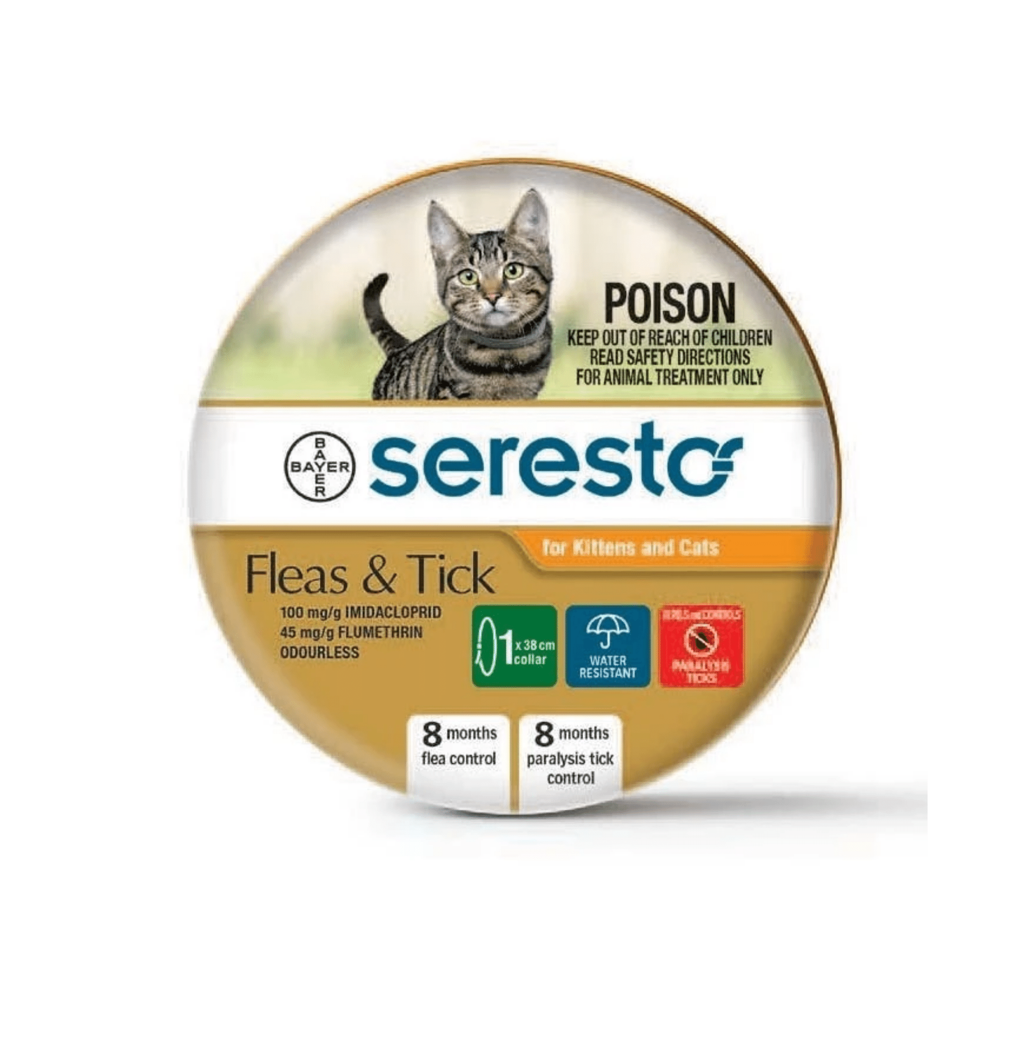 8 month flea top collar for cats