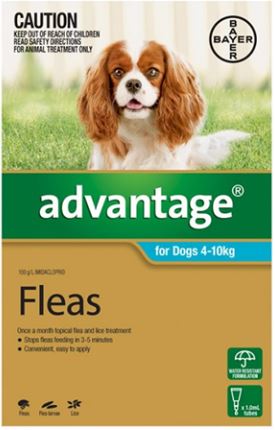 Advantage For Dogs 4-10kg- YourPetPA