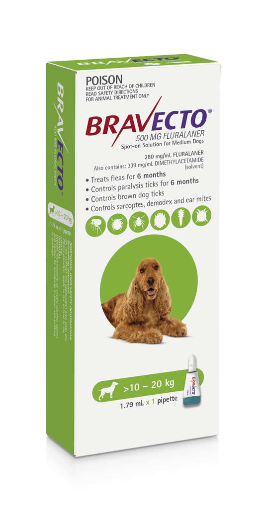 Bravecto spot on 6 months best sale