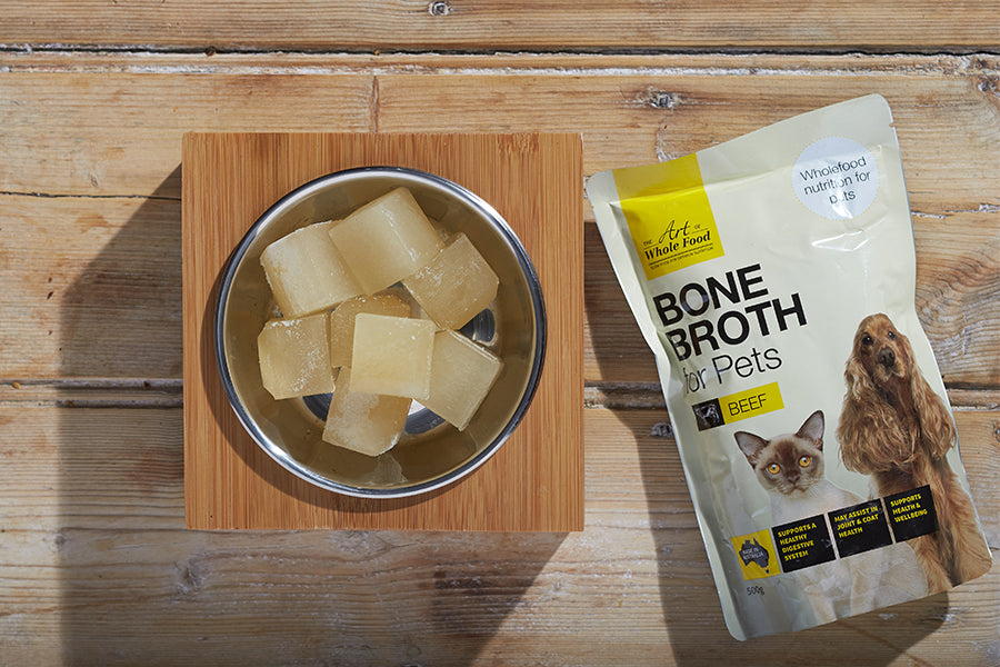 Beef Bone Broth for Pets Diced-Your PetPA