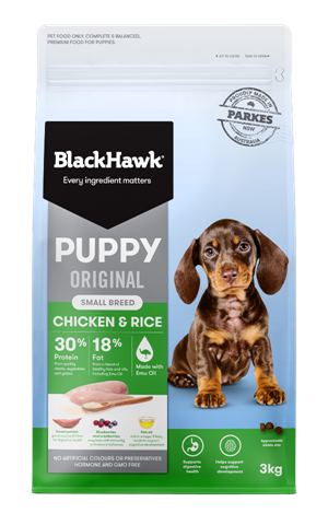 Black Hawk Chicken and Rice Small Breed Puppy Dry Food Your Pet PA