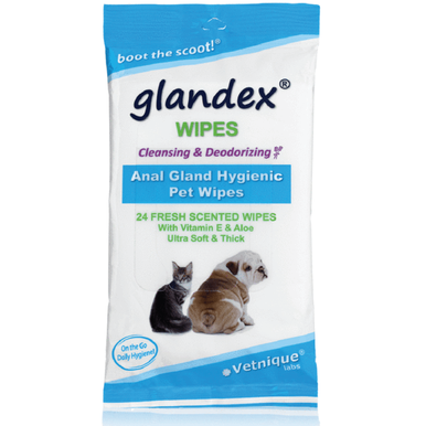 Glandex Anal Gland Support Wipes For Dogs Cats Your Pet PA