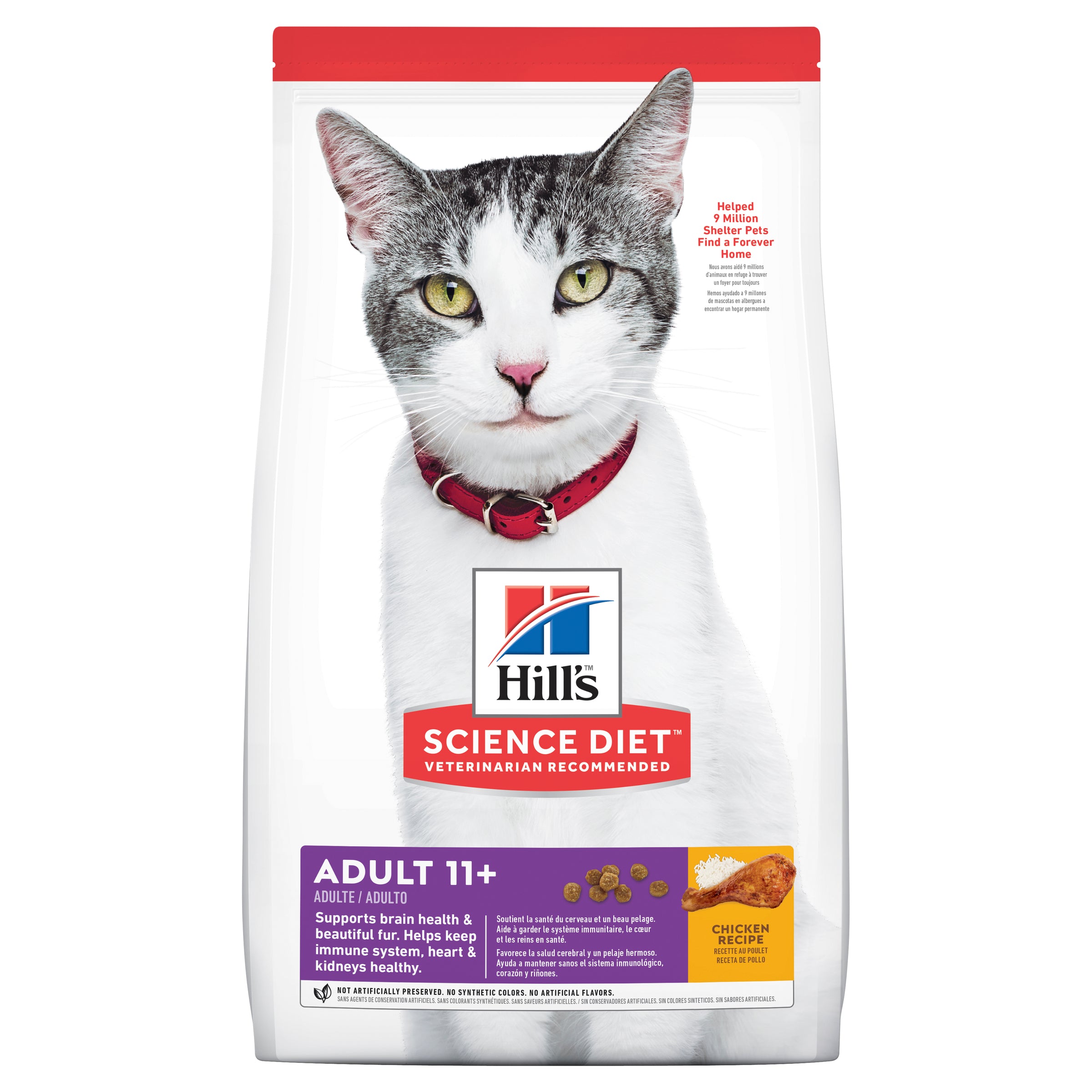 Hill's Science Diet Adult 11+ Chicken Cat food - Main Image
