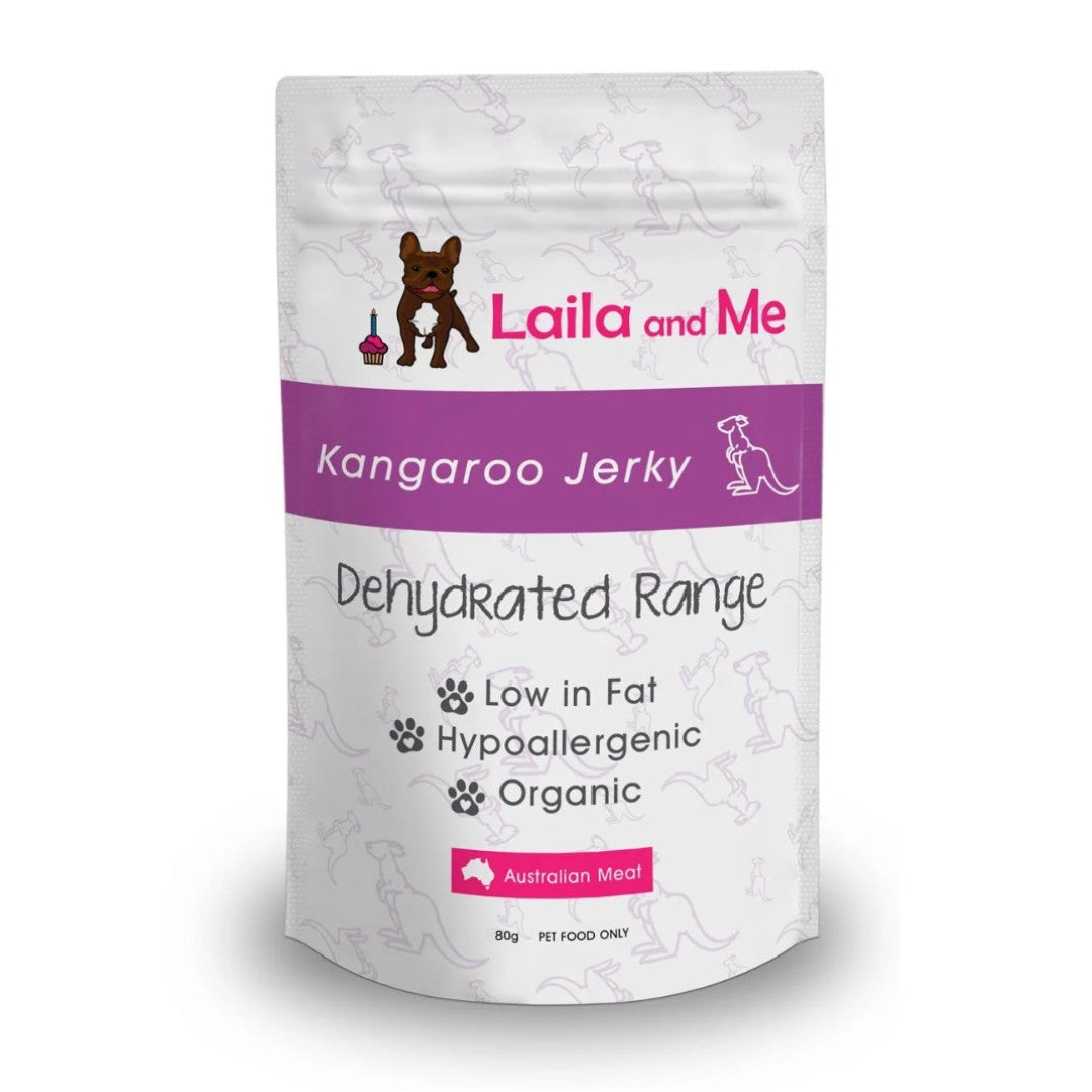 Laila Me Australian Dehydrated Kangaroo Jerky Dog Treat