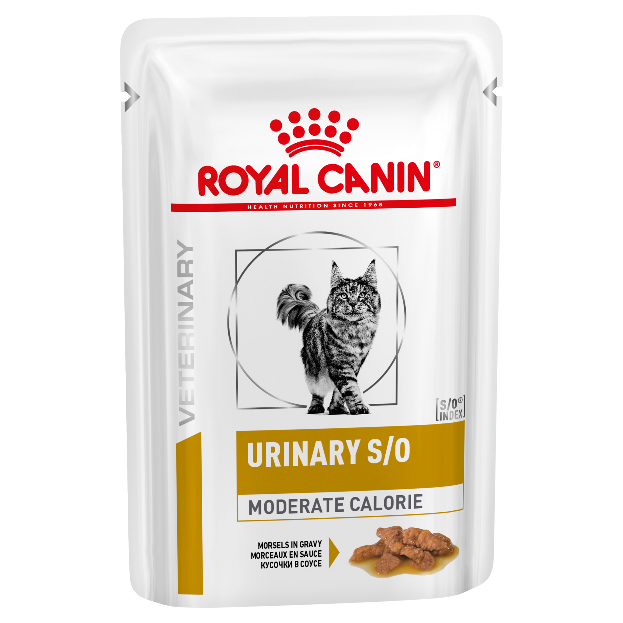 Royal Canin Veterinary Diet Urinary S O Moderate Calorie Pouches Cat W