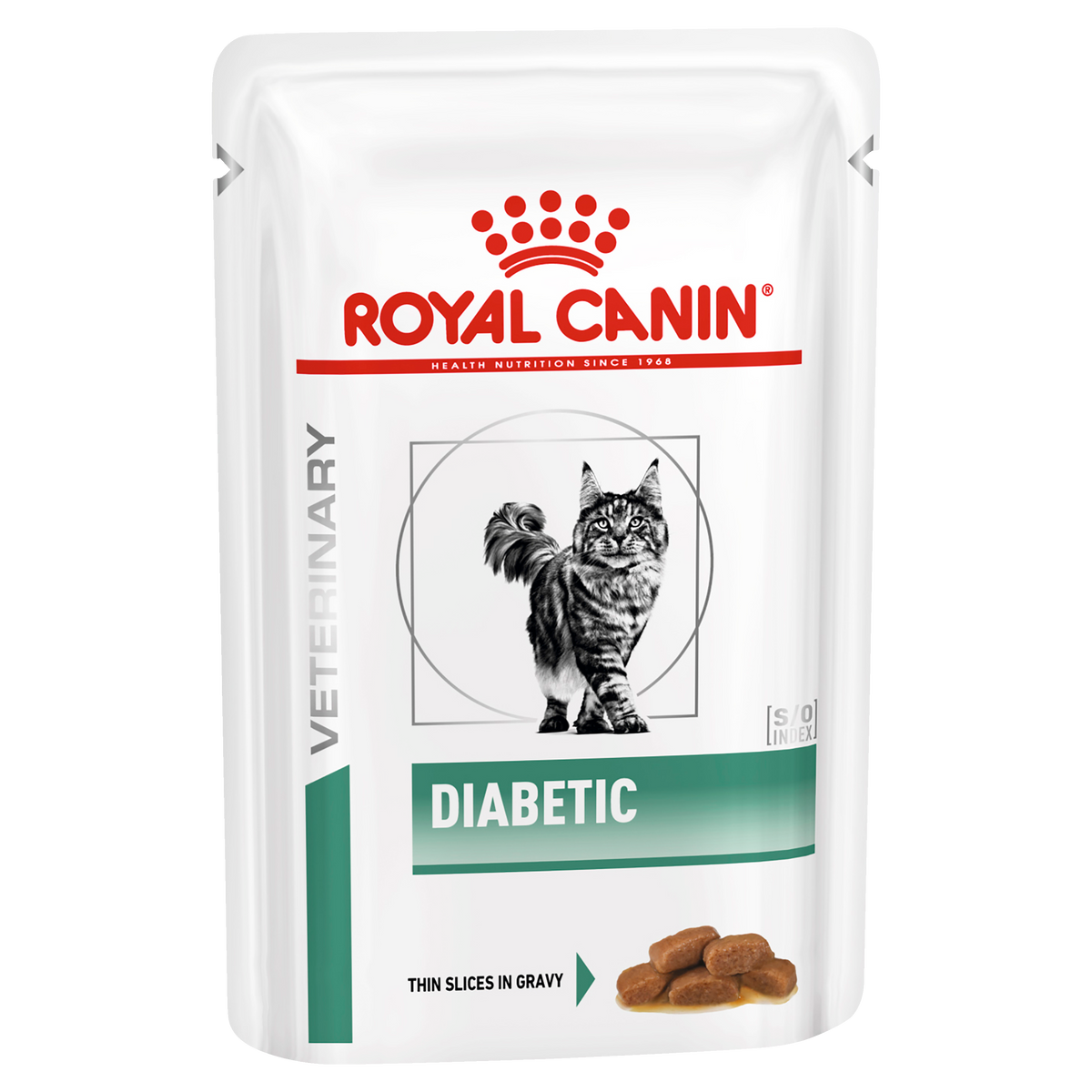 Royal Canin Veterinary Diet Diabetic Cat Pouches Wet Food 85gm X 12