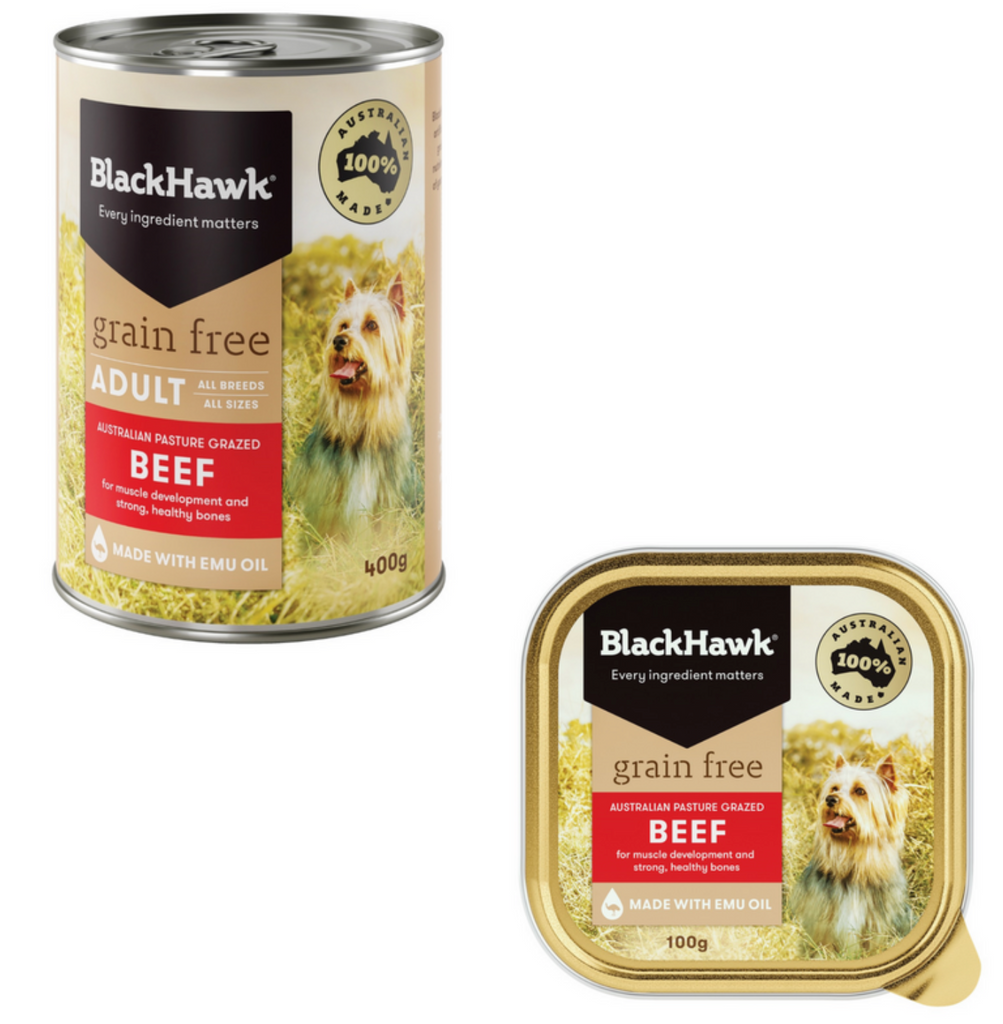 Black Hawk Grain Free Adult Wet Dog Food Beef-YourPetPA
