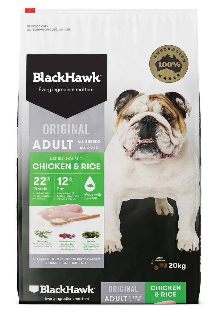 Black Hawk Chicken and Rice Dry Dog Food-YourPetPA