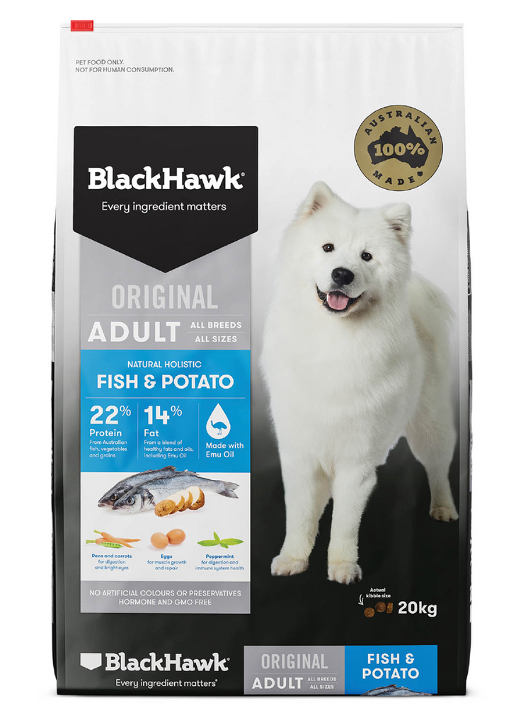 Black Hawk Fish Dry Dog Food-YourPetPA