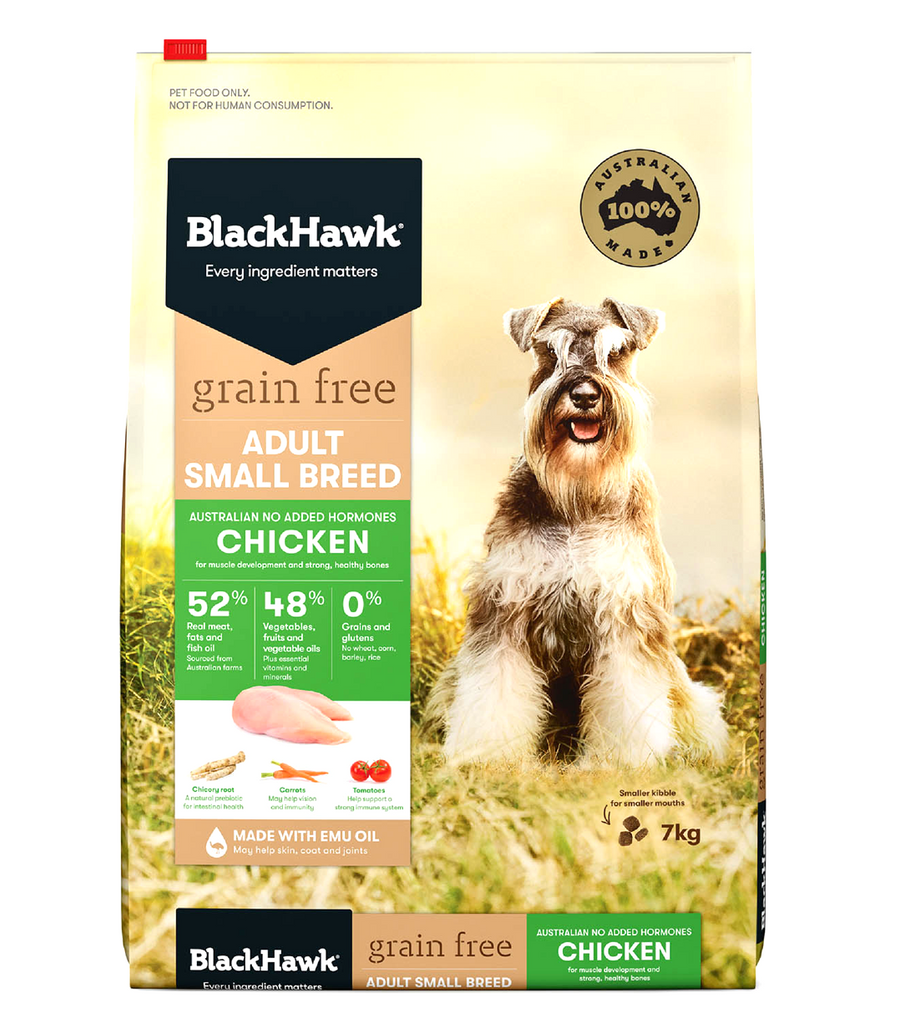 Black Hawk Grain Free Chicken Adult Small Breed Dry Food-YourPetPA