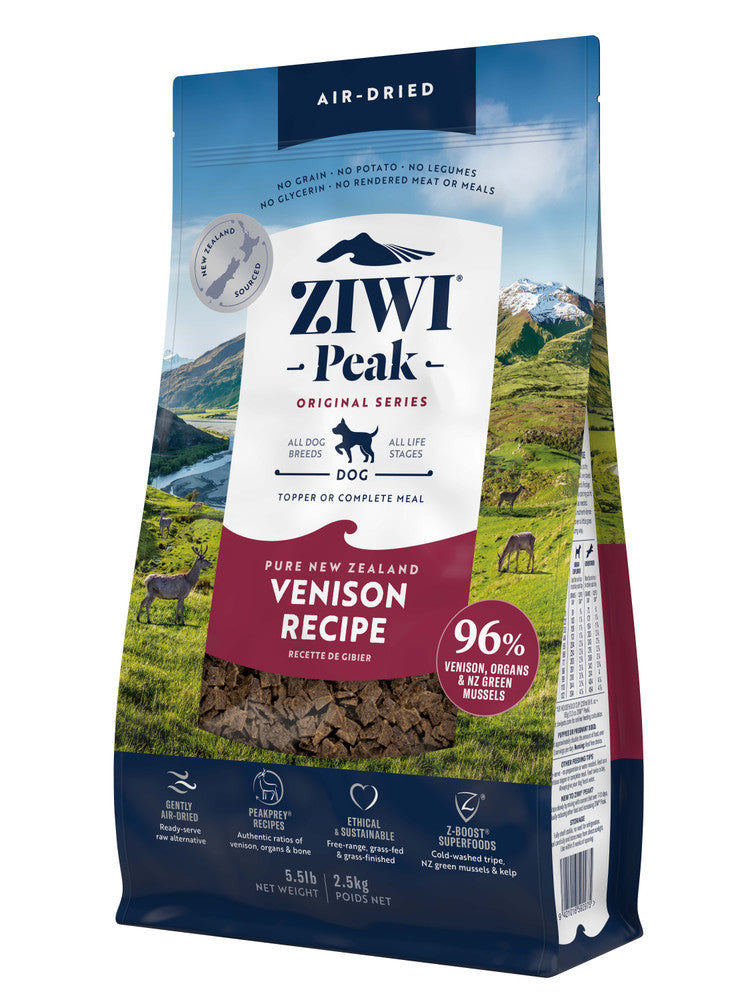 Ziwi Peak Venison Dog Food 2kg Side Angle