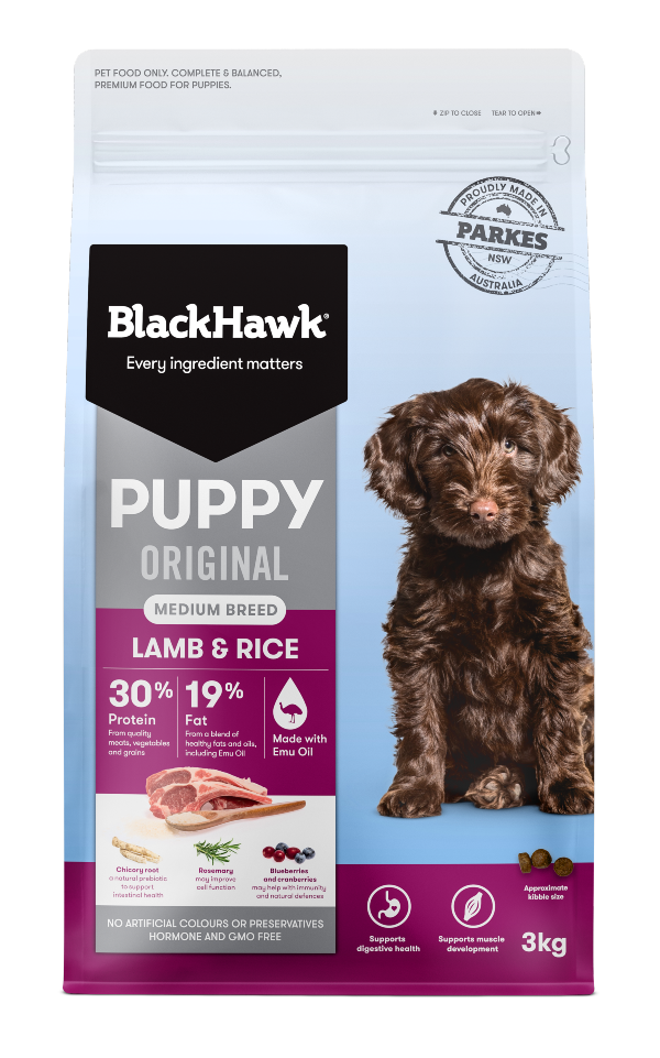 Black Hawk Lamb and Rice Medium Breed Puppy Dry Food Your Pet PA