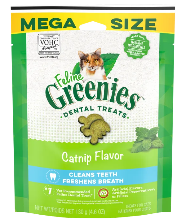 Greenies Cat Treat Dental Catnip 130g Your Pet PA