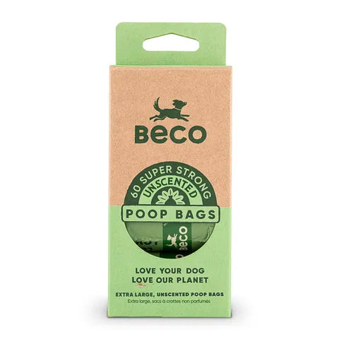 Beco Eco Friendly Bags For Dogs (Unscented) 60 Pack - Your PetPA