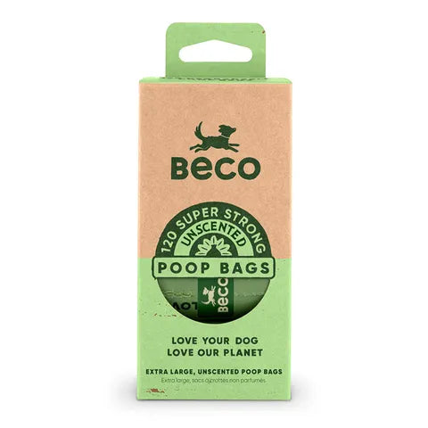 Beco Eco Friendly Bags For Dogs (Unscented) 120 Pack - Your PetPA
