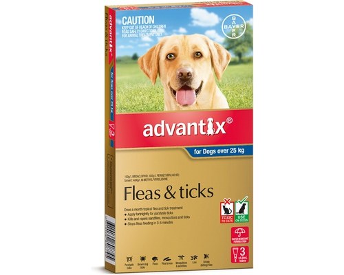 Advantix Dog Blue 25>kg 3Pack- YourPetPA
