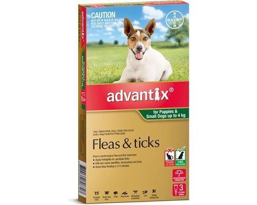 Advantix Dog Green 0-4kg- YourPetPA