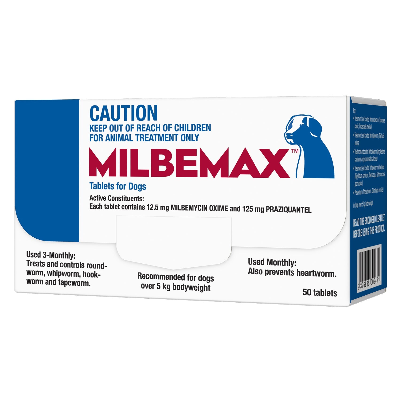 Milbemax Wormer Dog -5kg1