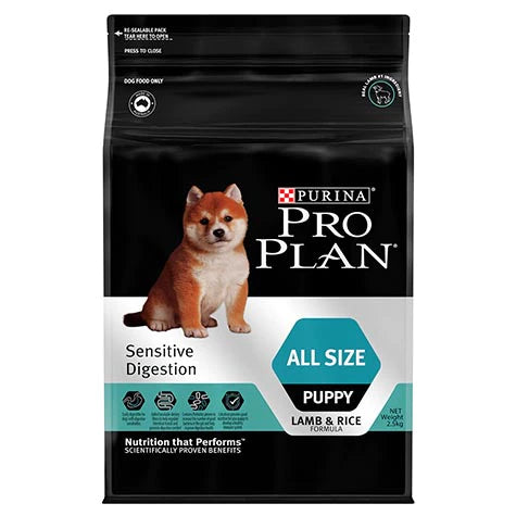 Pro Plan Sensitive Digestion Puppy Dry Food 2.5kg